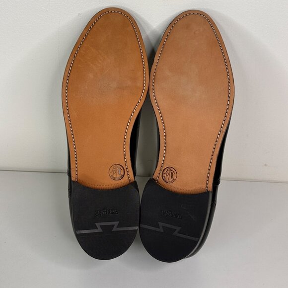 E.T. Wright Mens Black Leather Wingtip Dress Shoes Size 9 1/2 B - Picture 6 of 10